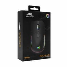 Baracuda miš crni BGM-011 NAUTILUS RGB Gaming