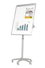 Bi-Office Samostojeća ploča Maya Mobile 70x102 cm Alu, magnetska, sivo postolje
