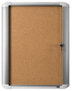 Bi-Office Vanjska oglasna vitrina s ključem 20xA4 Mastervision, PLUTA 125,6x130,2cm