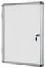 Bi-Office Oglasna vitrina s ključem 9 x A4 magnetna 981 x 720 mm