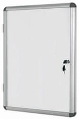 Bi-Office Oglasna vitrina s ključem 9 x A4 magnetna 981 x 720 mm