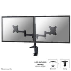 Neomounts Pomični nosač za 2 monitora* 10-27'', 8 kg, FPMA-D1330DBLACK