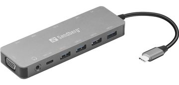 Sandberg USB-C hub, 13-u-1