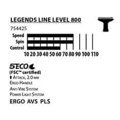 Donic Reket za stolni tenis Legends 800 FSC - poklon set