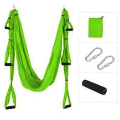 Master Aerial Yoga - Hammock yoga ovjes s priborom - zelena