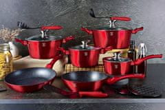 Berlingerhaus Set posuđa BH-7035 18 ks Burgundy Metallic Line