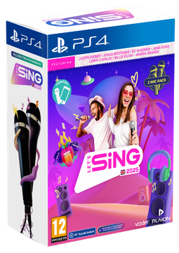 Igra Plaion Let&#39;s Sing 2025 Double Mic Bundle (PS4)
