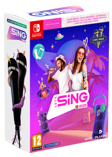 Igra Plaion Let&#39;s Sing 2025 Double Mic Bundle (zamijeni)