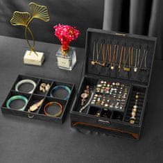 LIVEFY Jewelery Organizer kutija za nakit, crno