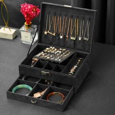 LIVEFY Jewelery Organizer kutija za nakit, crno