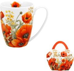 Duo Šalica Mak, 360 ml, porculan, u dekorativnom poklon pakiranju, 4408