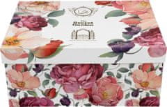 Duo Set 2 šalice + tanjurića Ruže, 250 ml porculan, poklon pakiranje, 4813