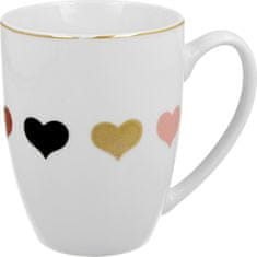 Duo Šalica Srčeka, 360 ml, porculan, u ukrasnoj poklon ambalaži, 4485