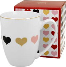 Duo Šalica Srčeka, 360 ml, porculan, u ukrasnoj poklon ambalaži, 4485