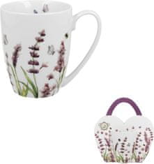 Duo Šalica Lavanda, 360 ml, porculan, u elegantnom poklon pakiranju, 7562