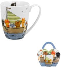 Duo Šalica Mice na moru, 360 ml, porculan, u elegantnom poklon pakiranju, 3846