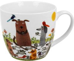 Duo Šalica Psić na pikniku, 460 ml, porculan, u elegantnom poklon pakiranju, 3876