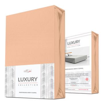 Darymex Čaršaf s elastičnim uzorkom 90x200 DEBELI PAMUČNI DRESER visina 25 cm roza