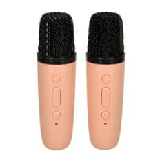MG Sing Set Bluetooth Karaoke mikrofoni + zvučnik, ružičasta