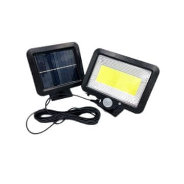 Bass Polska Vanjska solarna lampa sa senzorom pokreta, 1,5 W, 150 LED dioda