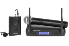 slomart Azusa WR-358LD VHF mikrofon, 2 kanala (ručni + klip)