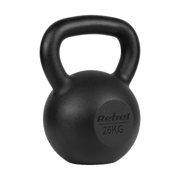 Rebel Uteg od lijevanog željeza, 26 kg, za kettlebell, za vježbe