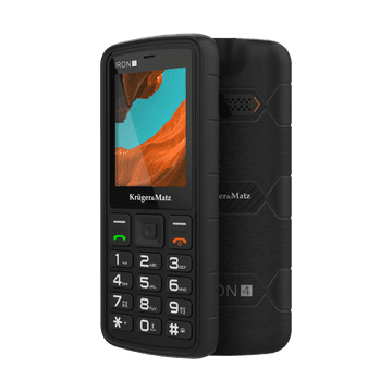 slomart Kruger&Matz IRON 4 pametni telefon, 4G, 16GB, crni