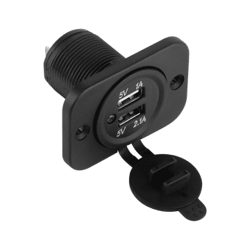 Peiying USB auto punjač za montažu 1000mA 2100mA 5V