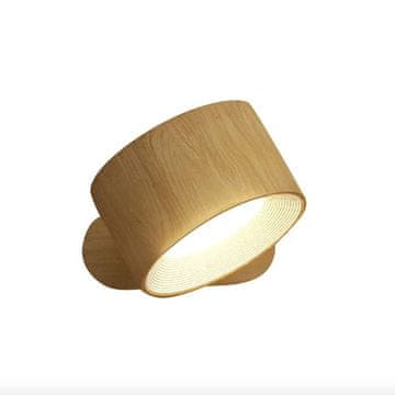 Netscroll LED zidna svjetiljka za čitanje na dodir, 3 razine svjetline i 3 temperature svjetla, 360° magnetska rotacija, bežična s USB punjenjem, StickLamp