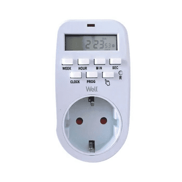 Well Timer Digital Well 01WL, 16A, 3680W, 7 dana, IP20, bijelo