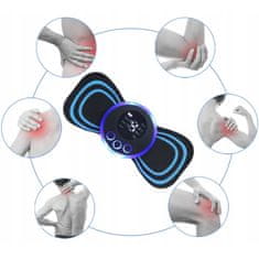 hurtnet Aku. mini masažni elektrostimulator za vrat EMS masažer USB