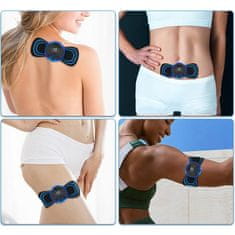 hurtnet Aku. mini masažni elektrostimulator za vrat EMS masažer USB