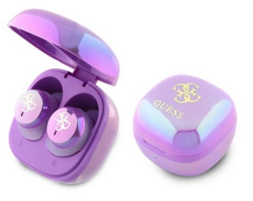 Guess Bluetooth slušalke buds GUTWSJ144ESU stereo - ljubičasta