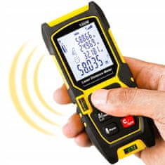 Dexxer Laserski digitalni LCD mjerač udaljenosti i površine do 50m
