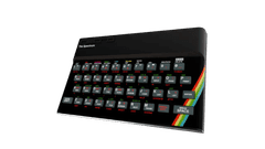 Retro računalo Spectrum, crno
