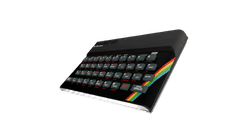 Retro računalo Spectrum, crno