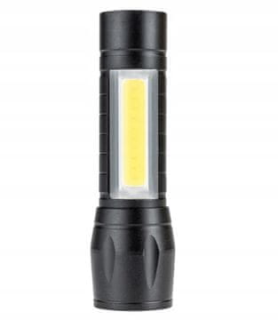 Vergionic Punjiva USB LED ručna taktička svjetiljka 10 cm