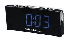 First Austria PRVA radio budilica sa velikim ekranom, projekcijom, kalendarom, plavim osvjetljenjem,
