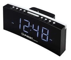 First Austria PRVA radio budilica sa velikim ekranom, projekcijom, kalendarom, plavim osvjetljenjem,