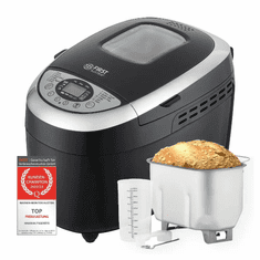 First Austria Prvi kruh, 850W, 1250G, 12 programa, crni