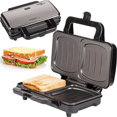 First Austria Aparat za pripremu toplih sendviča FIRST, 900W, XL ploče