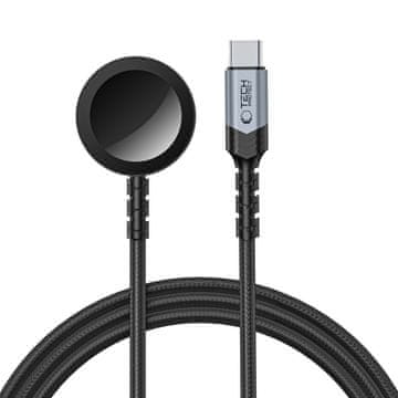 Tech-protect MC01 magnetni punjač za Apple Watch USB-C 1.2m, crno