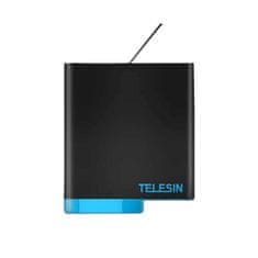 TELESIN 3-slot punjač za GoPro Hero 8 + 2 baterije, crni