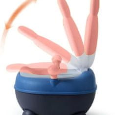 JOJOY® Dječja kahlica za navikavanje na WC, protuklizna i prijenosna, u obliku zeca | BUNNYPOTTY, roza