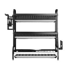 HOME & MARKER® Višeslojni ocjeđivač za posuđe – inox, stalak za tanjure i čaše, organizator kuhinje | DRYSTACK