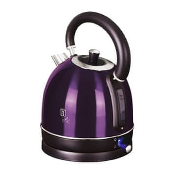 Berlingerhaus Električni čajnik od nehrđajućeg čelika, 1,7 l, Purple Eclipse