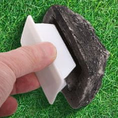 HOME & MARKER® Lažni kamen za skriveni ključ, vodootporni spremnik za rezervne ključeve za dvorište | KEYBLEND