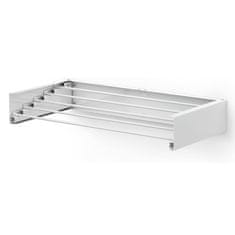 HOME & MARKER® Zidni sklopivi stalak za sušenje rublja, za balkon i kupaonicu, štedi prostor, do 10 kg | FOLDOWALL
