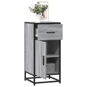 Vidaxl Ormarić, sivi hrast sonoma, 35,5 x 35 x 76 cm, materijal na bazi drva