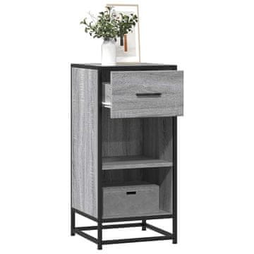 Vidaxl Ormarić, sivi hrast sonoma, 35,5 x 35 x 76 cm, materijal na bazi drva